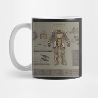 Mech Tech Series #6 - AI Generated Concept Character - Mug